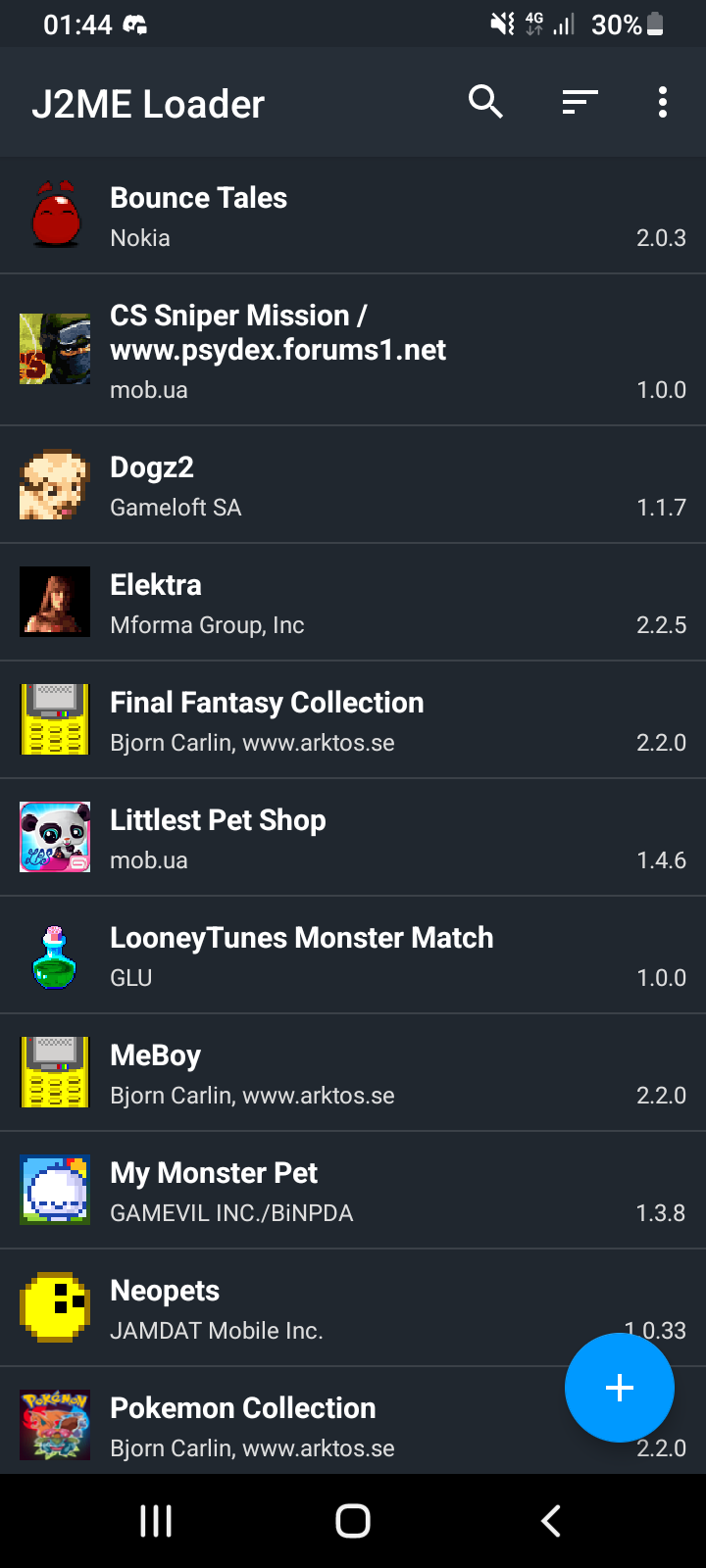 My J2ME Game Collection!