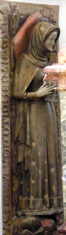 Effigy of Frau von Oettingen in St Mary&rsquo;s Church, Kirchheim am Ries, Germany, 1358 