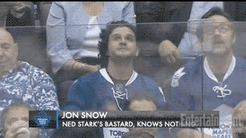 Kit Harington At A Leafs Game. Best Caption Ever.