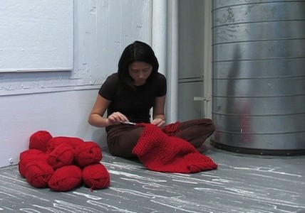 chetfakersfanclub:  iwantmyartnow:Bea Camacho, Enclose. 2005 Single-channel video  11 hours These pictures are from a video documentation  which deals with ideas of isolation, security, shelter and of shaping one’s own environment. The video documents