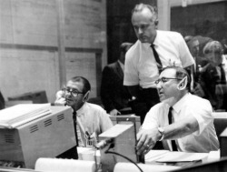 epicallyepicepicosity: trekcore: NASA mission control engineers wear paper Vulcan ears for the Mariner V launch, October 1967. You’ve got to love it. These are super professional people doing super serious work and Trek is still a new show, and they’re