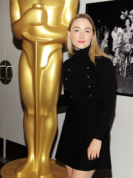 Saoirse Ronan attends an official Academy of Motion Picture Arts and Sciences screening of &lsqu