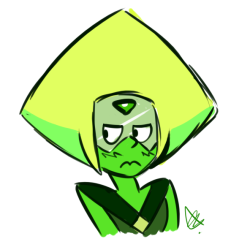 tootsietucan:  I drew a Peridot because i