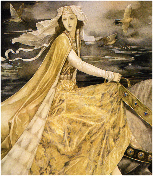 themusewithinthemusewithout: The Mabinogion illustrations by Alan Lee.