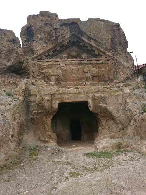 The Tomb of Solon 1-2 century CE~ Kümbet, Phrygian Valley, Asia minor (Turkey) The Tomb of Solo