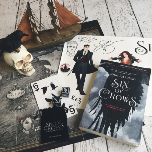 ursula-uriarte:  Happy Book Birthday lbardugo  Six of Crows hits shelves today!! Make sure you get i