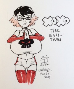 Callmepo: An April Fools Day Gag May Turn Into A Brand New Oc.   Xo-Xo: The Evil