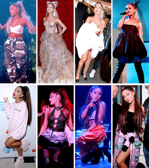 eizasgonzalez:Ariana Grande’s 2018 Outfits 