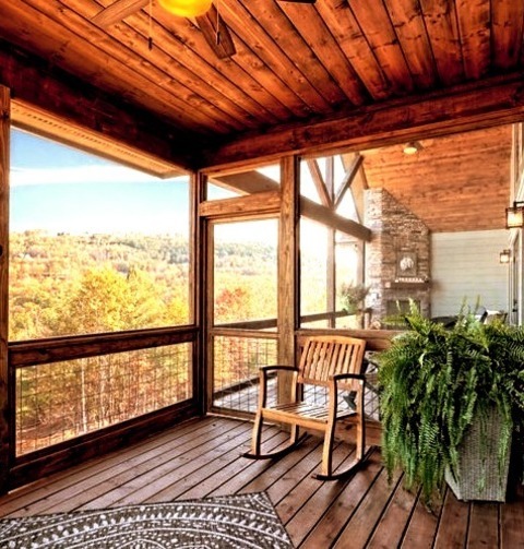 Atlanta Roof ExtensionsInspiration For A Mid-sized Craftsman Backyard Second Story Mixed Material Railing