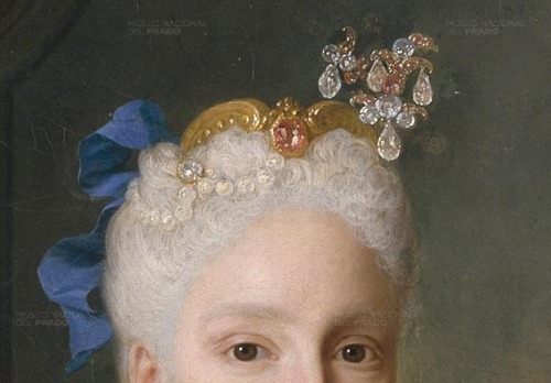 paintingispoetry:Jean Ranc, Portrait of Elizabeth Farnese detail, 1723