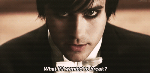 wormsbook:    50 favourites songs  ↳ 13. The Kill - 30 Seconds To Mars  “What if I wanted to break? Laugh it all off in your face, what would you do? What if I fell to the floor? Couldn’t take this anymore. What would you do, do, do? Come break
