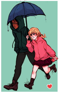 Bevsi:  Rainy Gays (Im Sorry I Draw Yumikuri Too Much) 