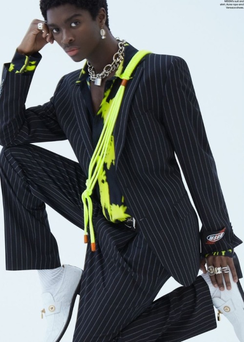 Alton Mason for WWD Magazine August 2018.  : Daniel Clavero
