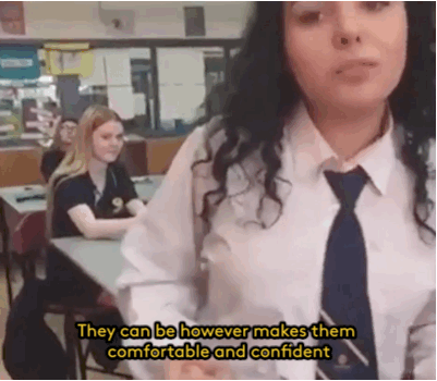 refinery29:This Australian student has the perfect response for schools that enforce dress code poli