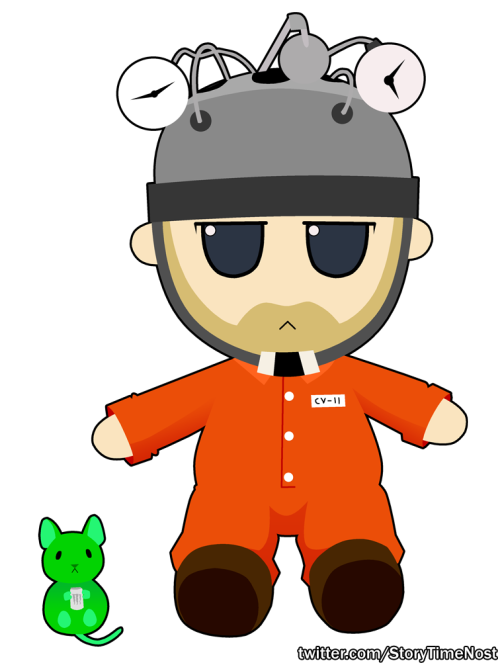 Last year, I turned Civvie 11 into a marketable plushie. Fumo, to be precise. I like to imagine it h