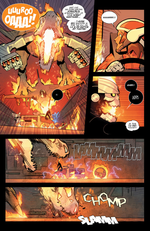 Remember that one time Calvin and Hobbes created a Ghost Rider?That was weird.Ghost Racers #4