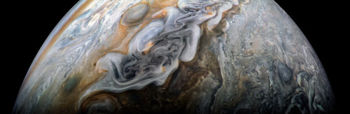 Jovian Weather Report: This stunning JunoCam image captures the intensity of jets and vortices in Ju