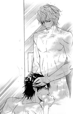 ka-to:  kimochialicia:  “”inside you mouth feels so hot”” “dentro de tu boca se siente tan caliente”  Amo a Yokozawa, es tan adorable y sensual &gt;///