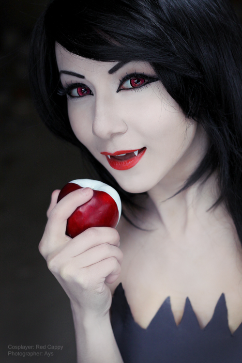 cosplayblog:  Sudden Photoset Marceline from Adventure Time     Cosplayer: Red CappyPhotographer: Ays     