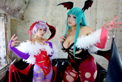 Darkstalkers - Morrigan &amp; Lilith (Chouzuki Maryou&amp;suzuka itsuki) 1-26