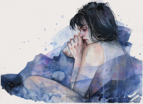 lesstalkmoreillustration - Agnes Cecile @agnes-cecile