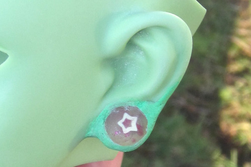 The first peek at Brial’s WIP ear gauges.  They are not at all bad for a mod I have never done befor