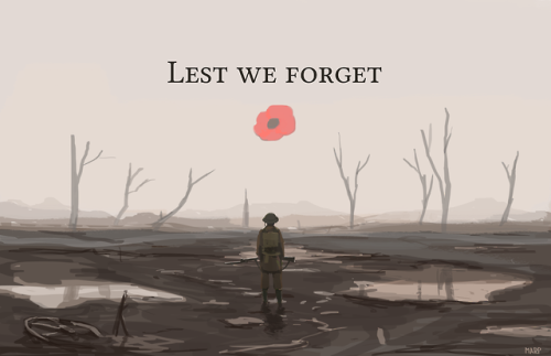 marpaparp:Did a painting to commemorate the 100th Anniversary of the armistice in Europe. On the 11t