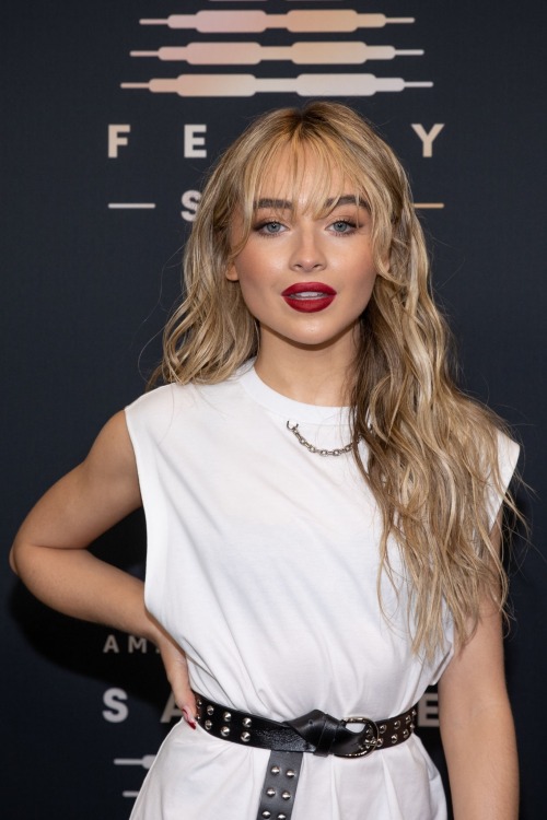 Sabrina Carpenter attends Rihanna’s Savage x Fenty Show Vol. 3 presented by Amazon Prime Video at Th