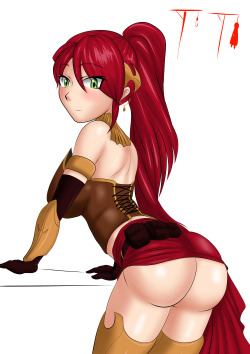 Patreon Request : Pyrrha Ass Shotplease Supprt Me On Patreon For More Pyrrha Nsfw!Https://Www.patreon.com/Suicidetoto