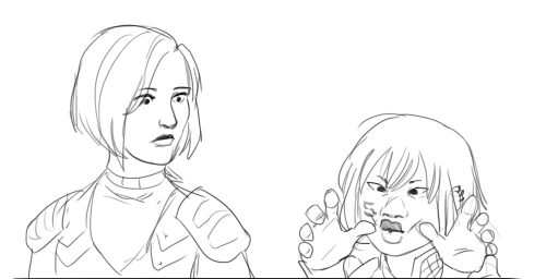 baewall:  Brosca’s fav thing to do is make her gf gigglesnort. 