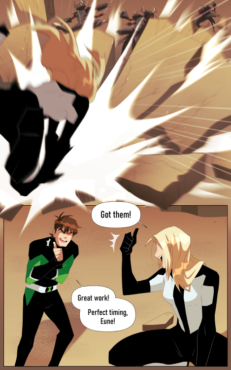  Omnitrix Ben AU - Eunice in Action!An example of how Eunice and Ben use their abilities to help eac