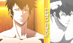 -jenjam:Shirtless Kougami Shinya (Ep. 3 & 7)