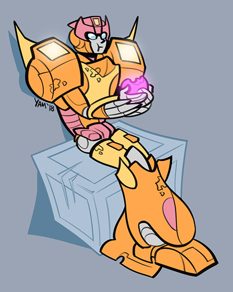 Day 2 - Rodimus (Hot Rod)Rust Narrows Snack! Leading an insurgency requires ener-moonpies.