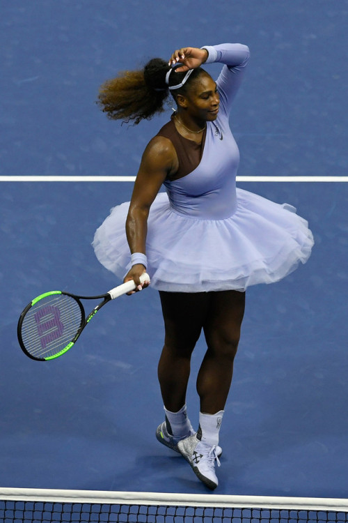 midnight-charm: Serena Williams celebrates victory following her women’s singles second round 