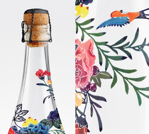 A limited edition Mount Franklin’s Bird Garden Design by famed Australian fashion designer Aki