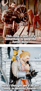 strangeharpy:  corasharper:“Is this the company you would present as the Inquisition?”