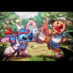 #liloandstitch #disney #streetfighter #ryu