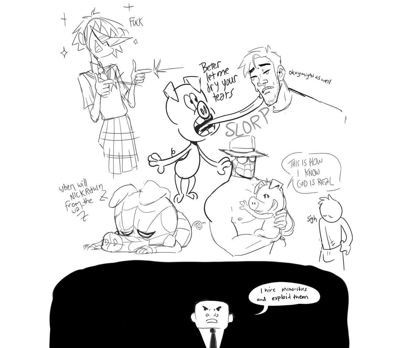 sugarandmemories:  @three-legged-cow and I did a drawpile session. 