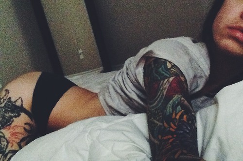 sexyinkgirls-mmm-so-nice:  More here Sexy Ink Girls - Mmmm, So Nice