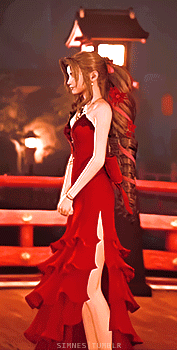 simnes: AERITH’S RED DRESS