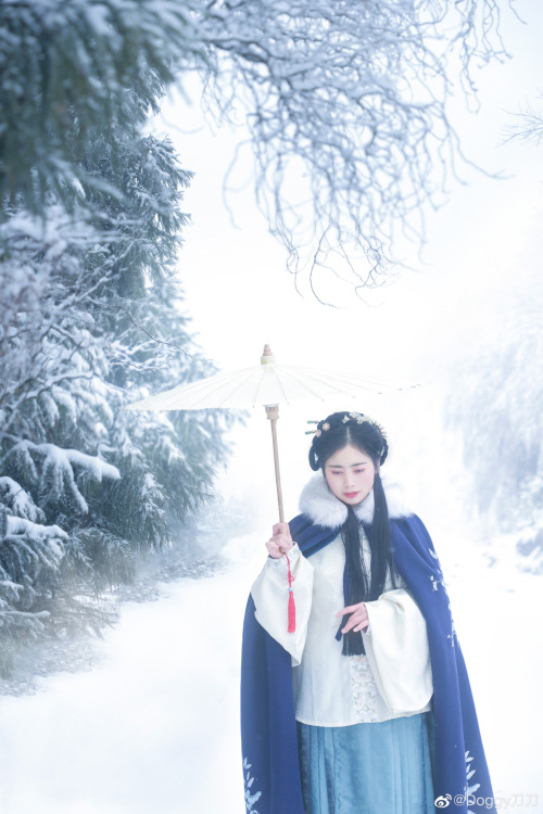 chinese hanfu for winter 