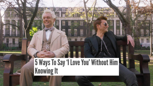 honeyreynolds: miscellaneous aziraphale/crowley + reductress headlines bonus: