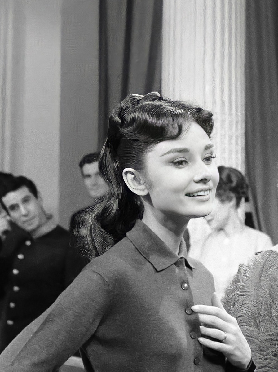 Rare Audrey Hepburn — Audrey Hepburn photographed with her beloved