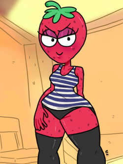 eyzmaster: OK K.O.! Let’s Be Heroes - Drupe 20 by theEyZmaster  Another casual look for her!    yummy ;9