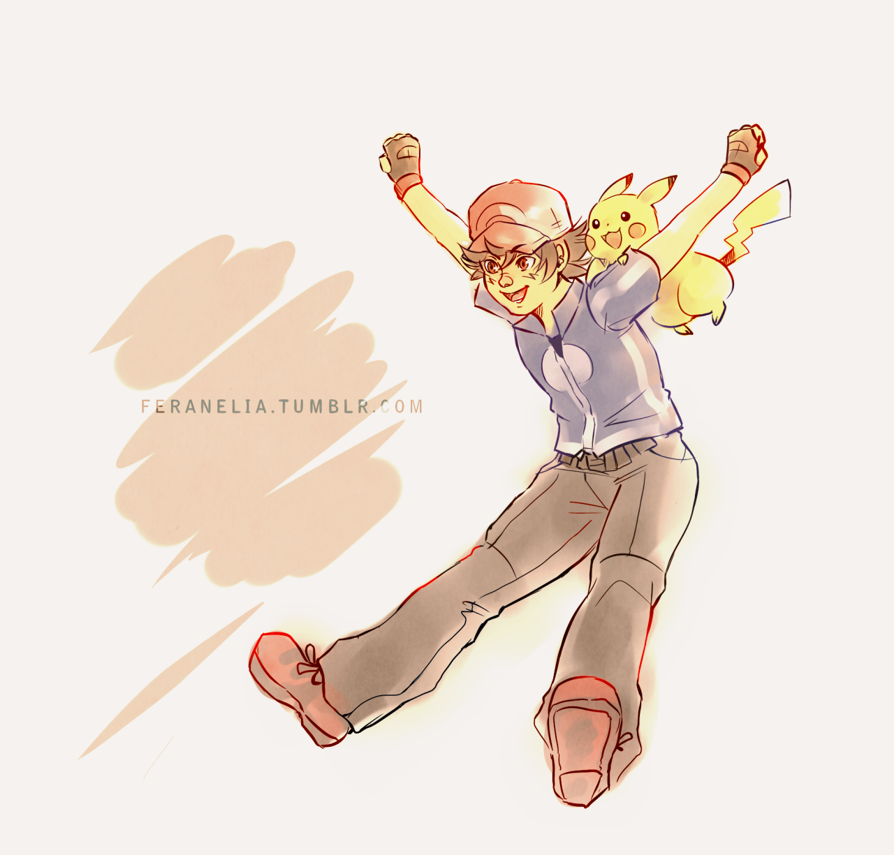 feradoodles: Little Ashy sketch to cheer up my day! o/