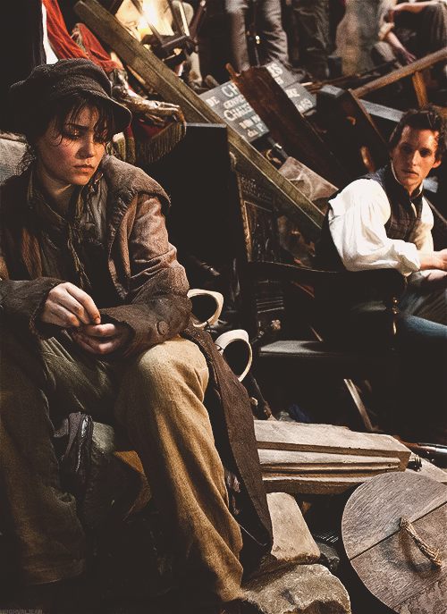 “ “Promise to give me a kiss on my brow when I am dead.–I shall feel it.” - Eponine to Marius
”