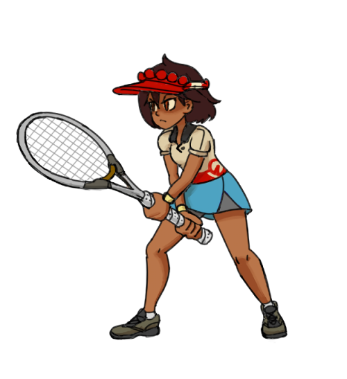 sirkoru:Her idle axe stance reminds me on tennis. I bet she would be good at tennis.