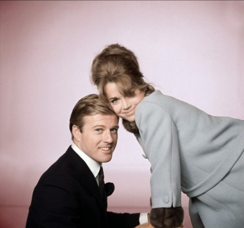 Robert Redford and Jane Fonda for Barefoot in the Park directed by Gene Saks, 1967