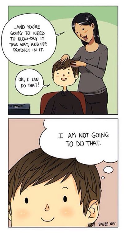 blow dry