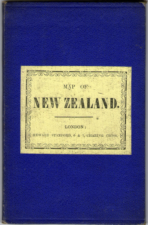 Map of New Zealand London Edward Stanford 6 & 7 Charing Cross Road